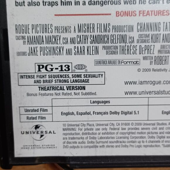 Lot of 2 DVDs-"The Wrestler" w/ Mickey Rourke and "FIghting" w/ Channing Tatum - Picture 5 of 7